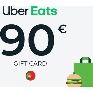 Uber Eats Gift Card 90 EUR Key - PORTUGAL