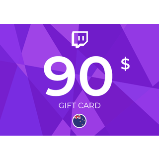 Twitch Gift Card 90 AUD Key - AUSTRALIA