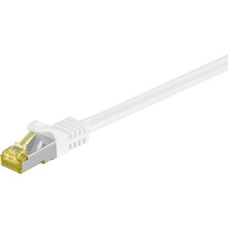 Goobay RJ45 CAT 7 S/FTP CU 10 m White --> På lager, levering hos dig 13-10-2026