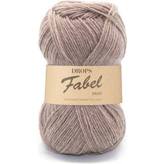 DROPS Fabel Uni Colour 101 Beige Indhold: 75% Uld, 25% Polyamid Garngruppe: A (23 - 26 masker) / 4 ply / fingering Vægt/længde: 50 gram = ca. 205 meter Anbefalede pinde: 3 mm Strikkefasthed: 10 x 10 cm = 24 m x 32 p Finvask eller Uldvask 40ºC / Brug aldrig skyllemiddel / Tørres fladt.