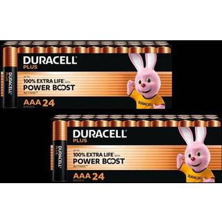 Duracell Plus Boost AAA-batterier 24-pak (På lager i butik)