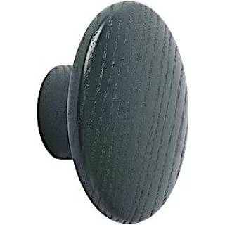 Muuto The Dots tøjknag dark green Ø6,5 cm