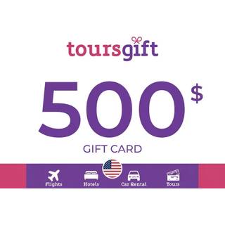 ToursGift Gift Card 500 USD Key - UNITED STATES