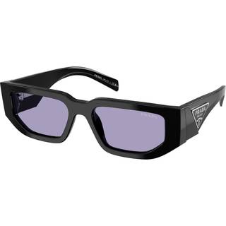 Prada Mand Prada PR 09ZS 16K01O Solbriller Acetat Sort Violet Firkantet Normal
