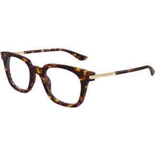 Alexander McQueen Unisex Alexander McQueen AM0521O 003 Optiske stel Acetat Havana Transparent Firkantet