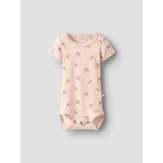 Lil' Atelier Gayo Sig Body kortærmet - Butterfly/Peach blush