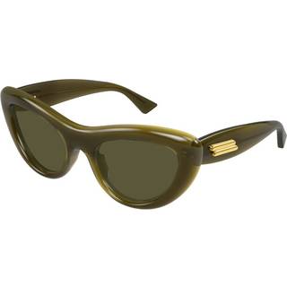 Bottega Veneta Kvinde BV1282S 005 Solbriller Acetat Grøn Grøn Cat Eye