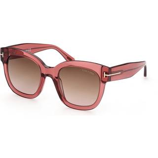 Tom Ford FT0613 BEATRIX-02 45K 52 Solbriller Kvinder Lyserød - Transparent Light Brownish Pink - 52mm