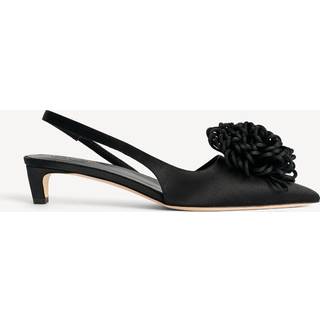Laiolo Satin hæle - Black - 37