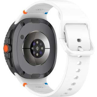 Samsung Galaxy Watch 8 / 8 Classic (40 / 44 / 46mm) - EIDERWOOD Silikone Rem m. Sylinje - White