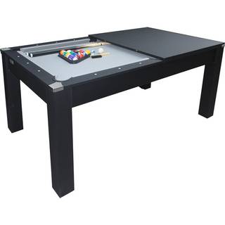 Stanlord Sanremo spisebord med pool og bordtennis, komplet sæt, sort/grå