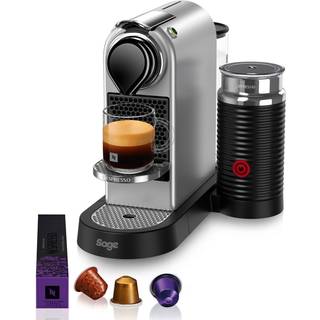 Nespresso CitiZ & Milk kapselmaskine by Sage, sølv