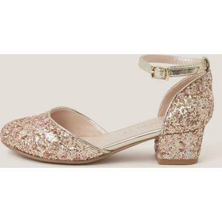 Monsoon Monsoon Gold Glitter Two Part Heels - EU 24 (UK 7)
