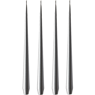 ester & erik ester & erik lys 32 cm 4-pak metallic Silver