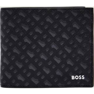 Pung med monogramdetaljer og foliepræget logo