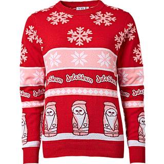 VRS dame striktrøje str. M - rød (På lager i butik)