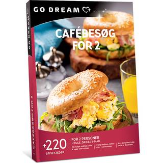 Go Dream CAFÉBESØG FOR 2- Oplevelsesgaver GASTRONOMY