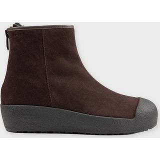 Bally Women's Guard III L Calf Suede Ebano, 36