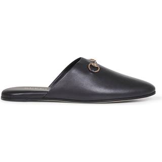 Gucci Horsebit leather mules - black - EU 36