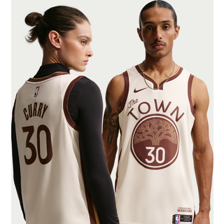 Stephen Curry Golden State Warriors City Edition Nike NBA Swingman-trøje til mænd - brun - XL