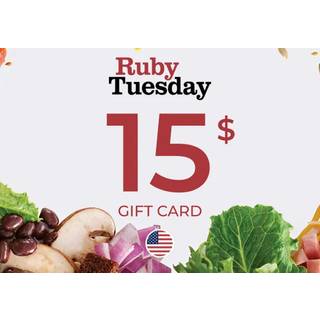 Ruby Tuesday Gift Card 15 USD Key - UNITED STATES