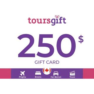 ToursGift Gift Card 250 CAD Key - CANADA