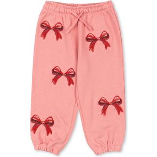 Konges Sløjd Lou Sweatpants Med Sløjfe Strawberry Ice  Strawberry Ice 3 Y  Lyserød  3 år  kvinde