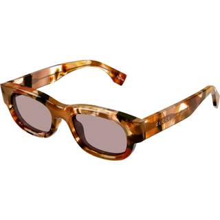 Gucci Mand Gucci GG1910S 002 Solbriller Acetat Brun Brun Firkantet