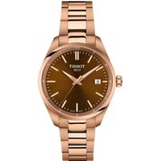 Tissot T150.210.33.291.00 Damenuhr PR 100 Roségoldfarben/Braun