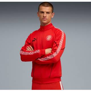 PUMA Girona FC KING Anthem Jacket Men, Clothing, Red/White, 3XL