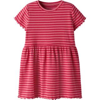 NAME IT Rib Kjole Vemma Rapture Rose Jalapeno