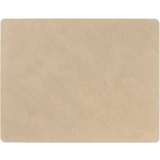 LIND DNA Square Nupo dækkeserviet 35x45 cm sand