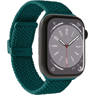 Apple Watch Series 11/10/9/8/SE 3/SE (2022)/7/SE/6/5/4/3/2/1 Puro Loop Rem - 42mm/41mm/40mm/38mm - Mørkegrøn