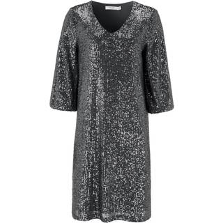 V-udskåret pailletkjole