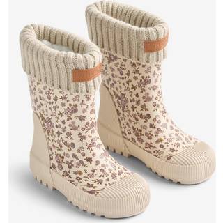 Wheat Wader Termo-gummistøvler Rose Flowers  Rose Flowers 31 EU Thermo Creme  31 EU  unisex