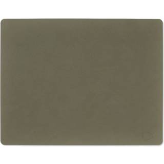 LIND DNA Square Nupo dækkeserviet 35x45 cm army green