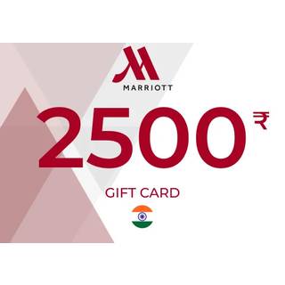 Marriott Hotels Gift Card 2500 INR Key - INDIA