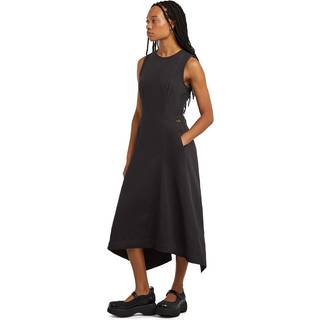 Corset Flare Dress - Black - Women