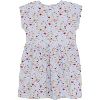 Minymo GOTS Kjole Aop Skyway 98 cm  Blå  98 cm  kvinde