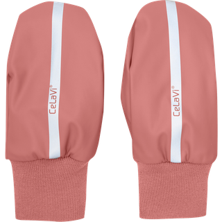 CeLaVi Børne Luffer m. fleece - Brick Dust - 4/6