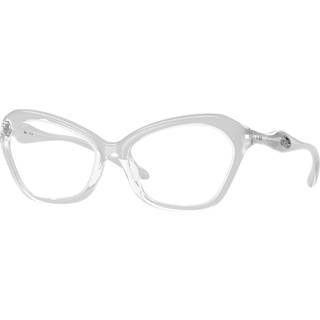 DIESEL Unisex DL6003U 2029 Optiske stel Injiceret Sølv Transparent Cat Eye Normal