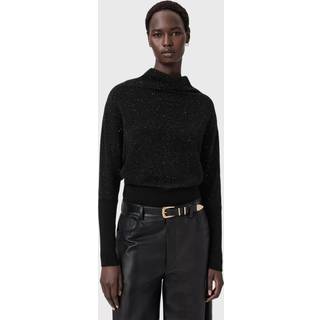 All Saints AllSaints Black Ridley Sparkle Jumper