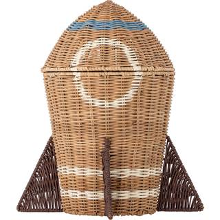 Bloomingvillemini Space Kurv m/låg, Natur, Rattan