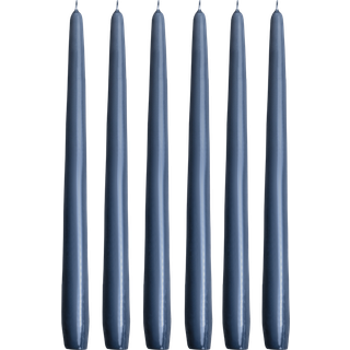 Hilke Collection Herrgårdsljus lys 30 cm 6-pak Blågrå