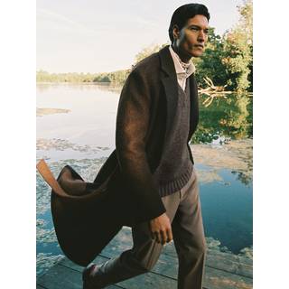 Reiss Reiss Primo dobbeltradet overfrakke i uld-Blend