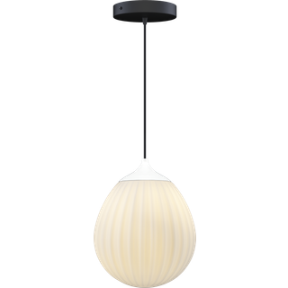 Around the World pendel med roset, hvid og sort • UMAGE