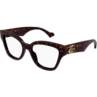 Gucci Kvinde Gucci GG1424O 006 Optiske stel Acetat Havana Geometrisk