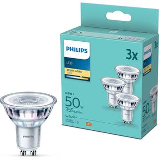 Philips LED-pære GU10 355 lm 3-pakke