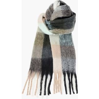 Supersoft Check Scarf Multi Grey/Cream/Mint
