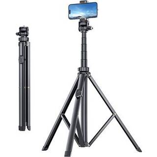 T01 Bærbart stativ og selfiestang - 1.8m - Sort